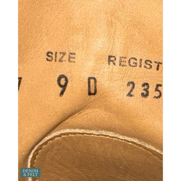 NEW Corral Brown Turquoise Embroidered Western Cowboy Boots Square Toe Rugged 9‎ main image 11